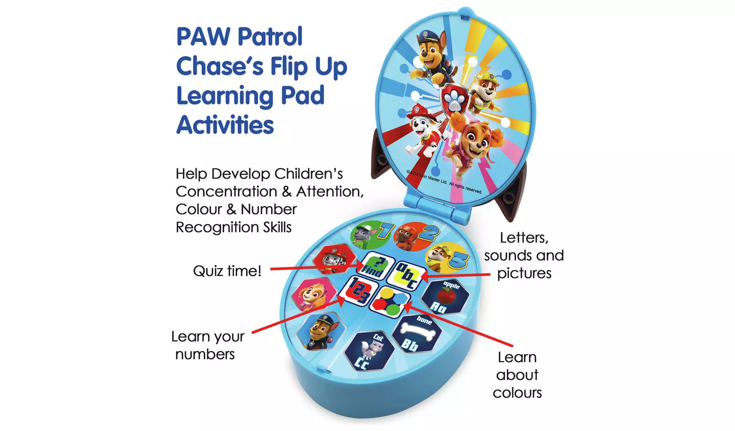 PAW Patrol Chase Flip Up Pad