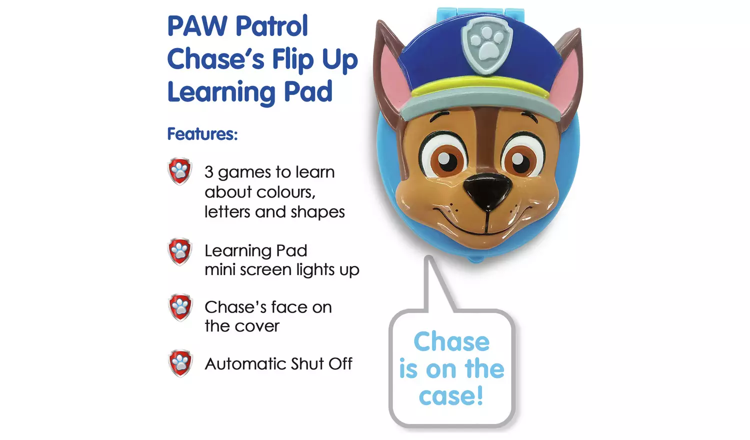 PAW Patrol Chase Flip Up Pad