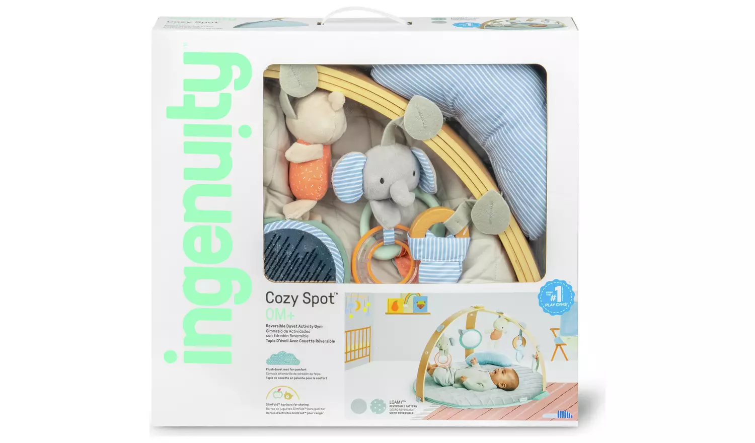 Ingenuity Cozy Spot Play Gym
