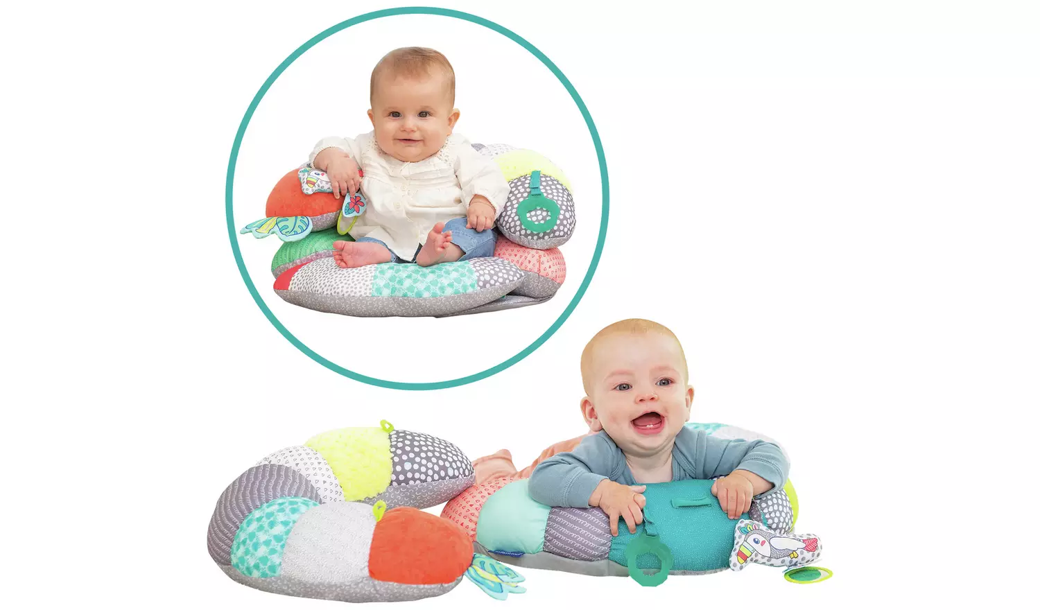 Infantino Prop-A-Pillar Tummy Time & Seated Support