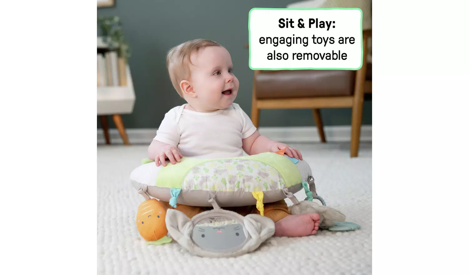 Ingenuity Sylvi Tummy Time Pillow