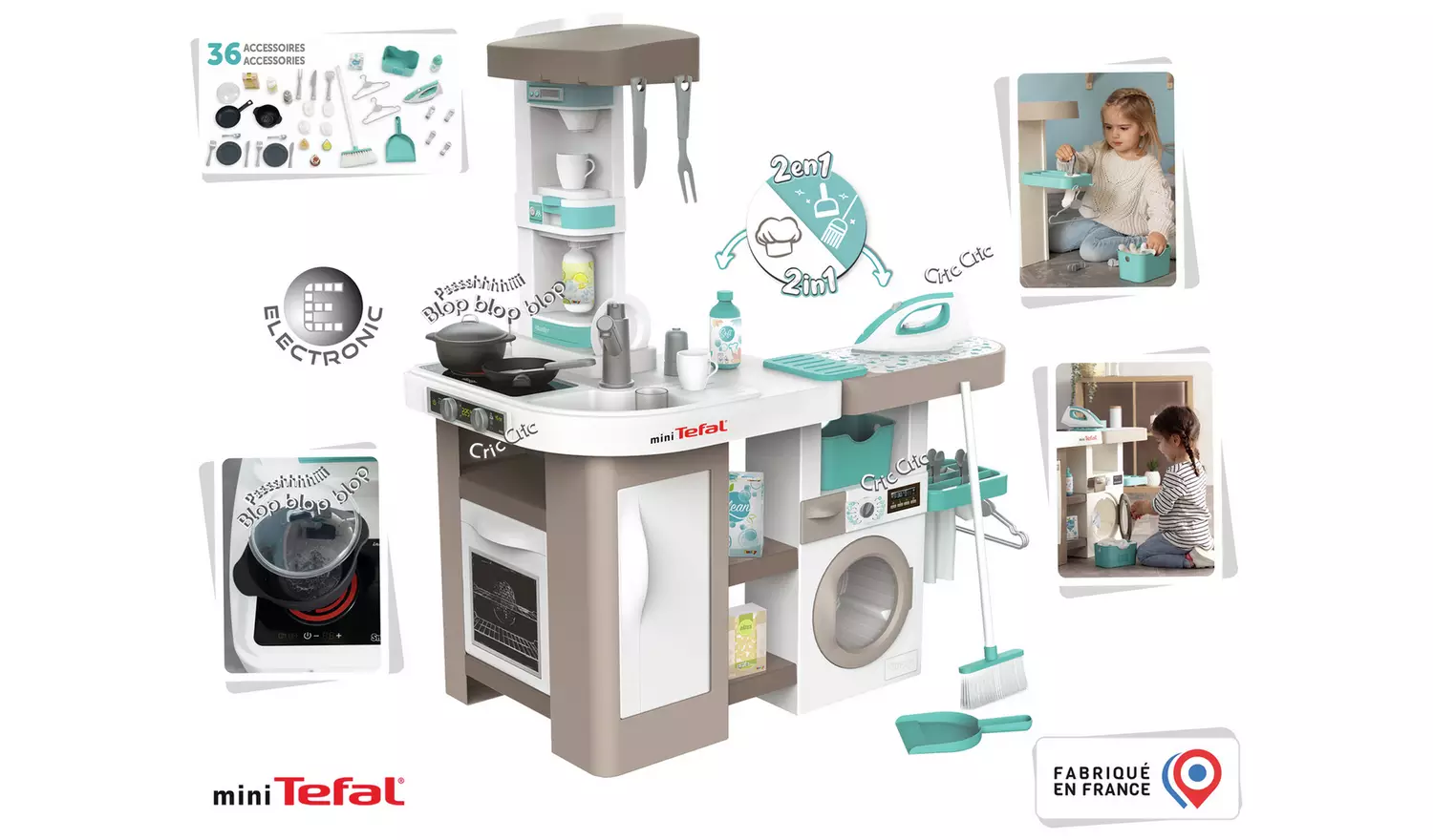 Smoby Tefal Studio Toy Kitchen & Utility