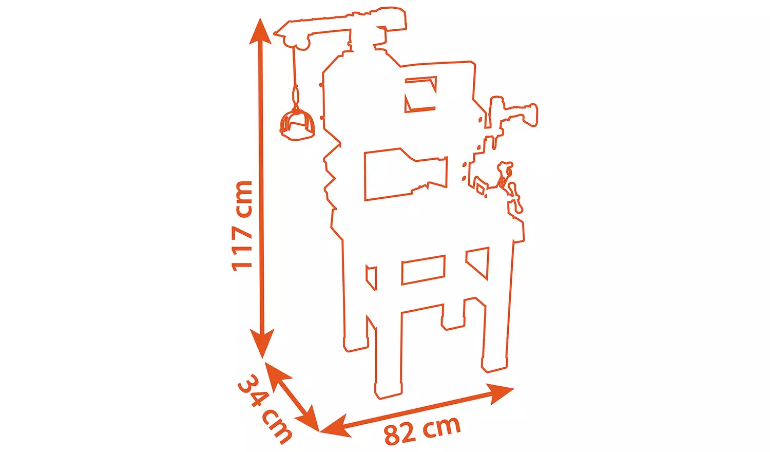 Smoby Black + Decker Builder Toy Workbench