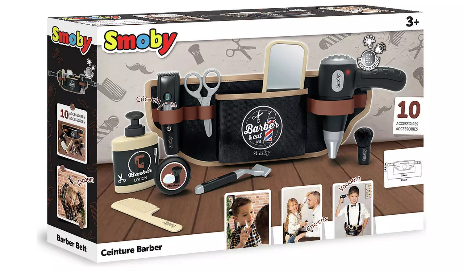 Smoby Role Play Toy Barber Tool Belt