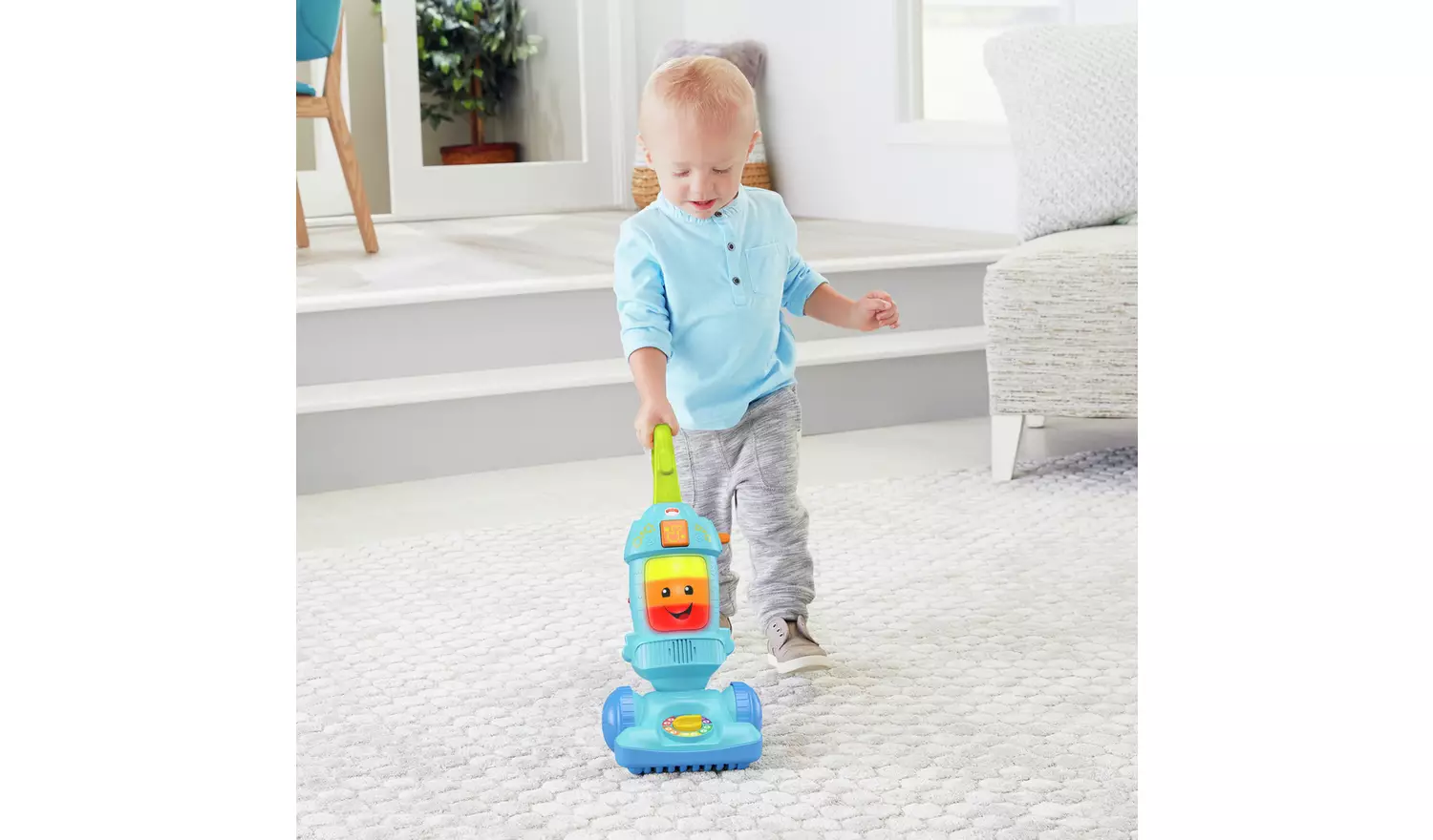 Fisher-Price Laugh & Learn Light-up Toy Vacuum Cleaner