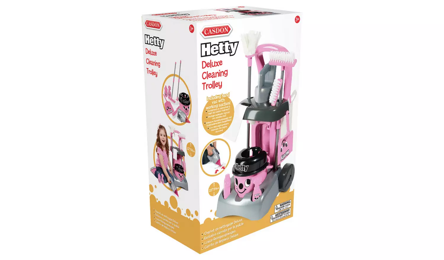 Casdon Deluxe Toy HettyCleaning Trolley