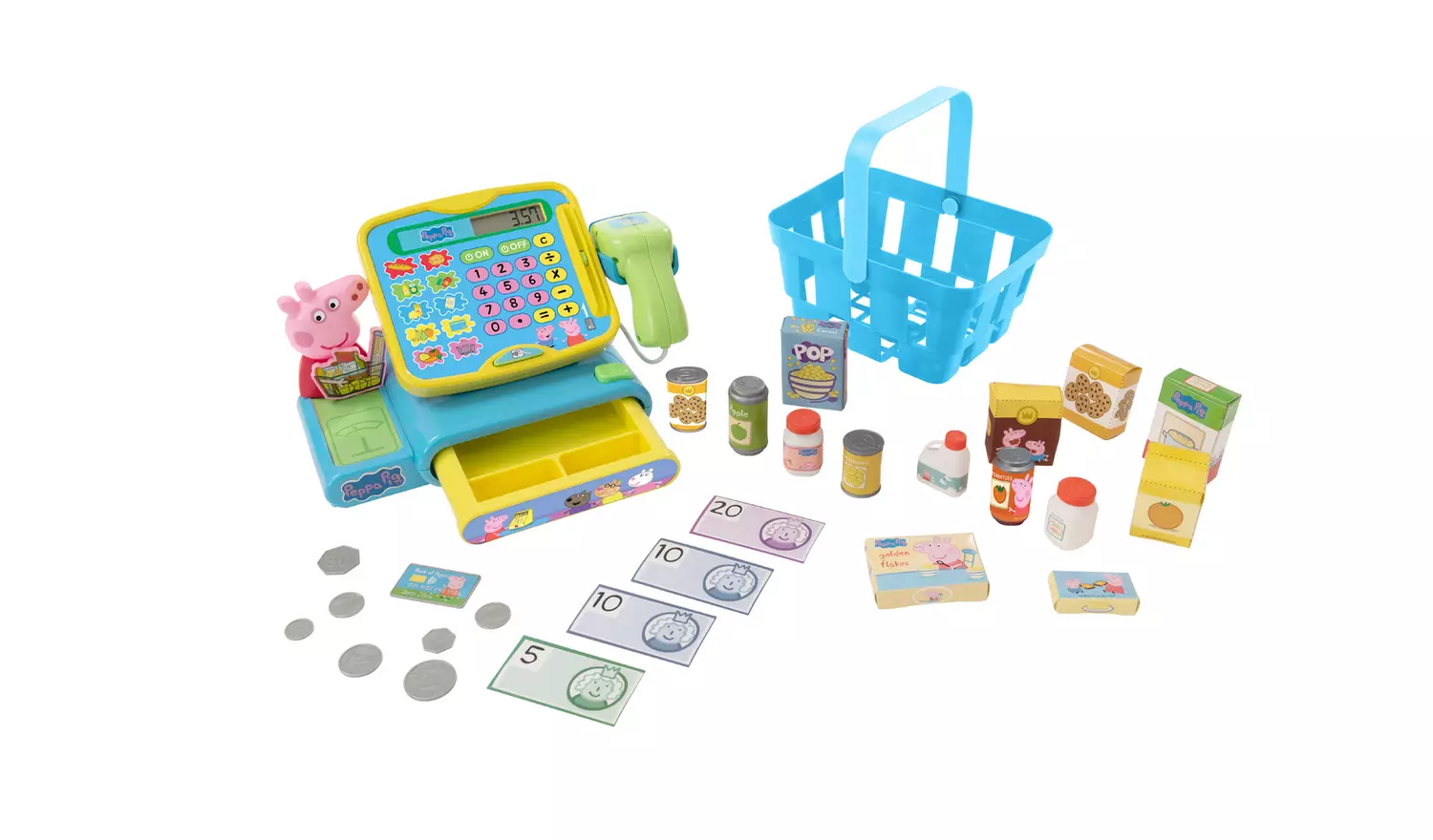 Peppa Pig Cash Register and Basket Shopping Set