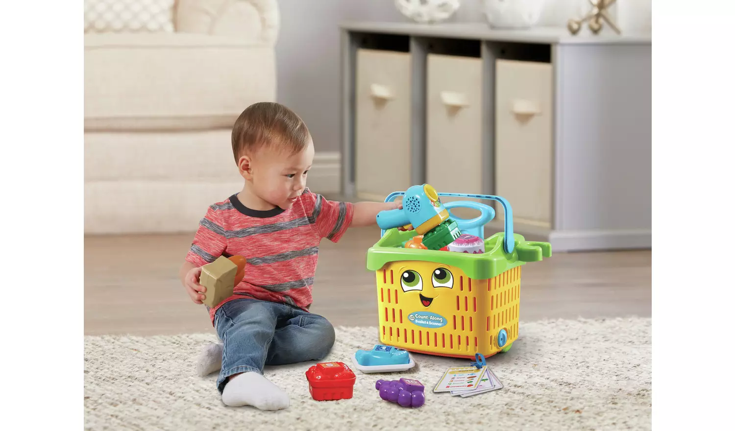 LeapFrog 2 in 1 Count Along Basket and Smart Scanner