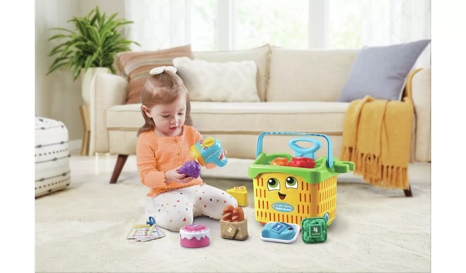 LeapFrog 2 in 1 Count Along Basket and Smart Scanner