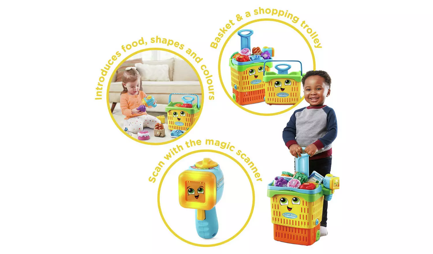 LeapFrog 2 in 1 Count Along Basket and Smart Scanner