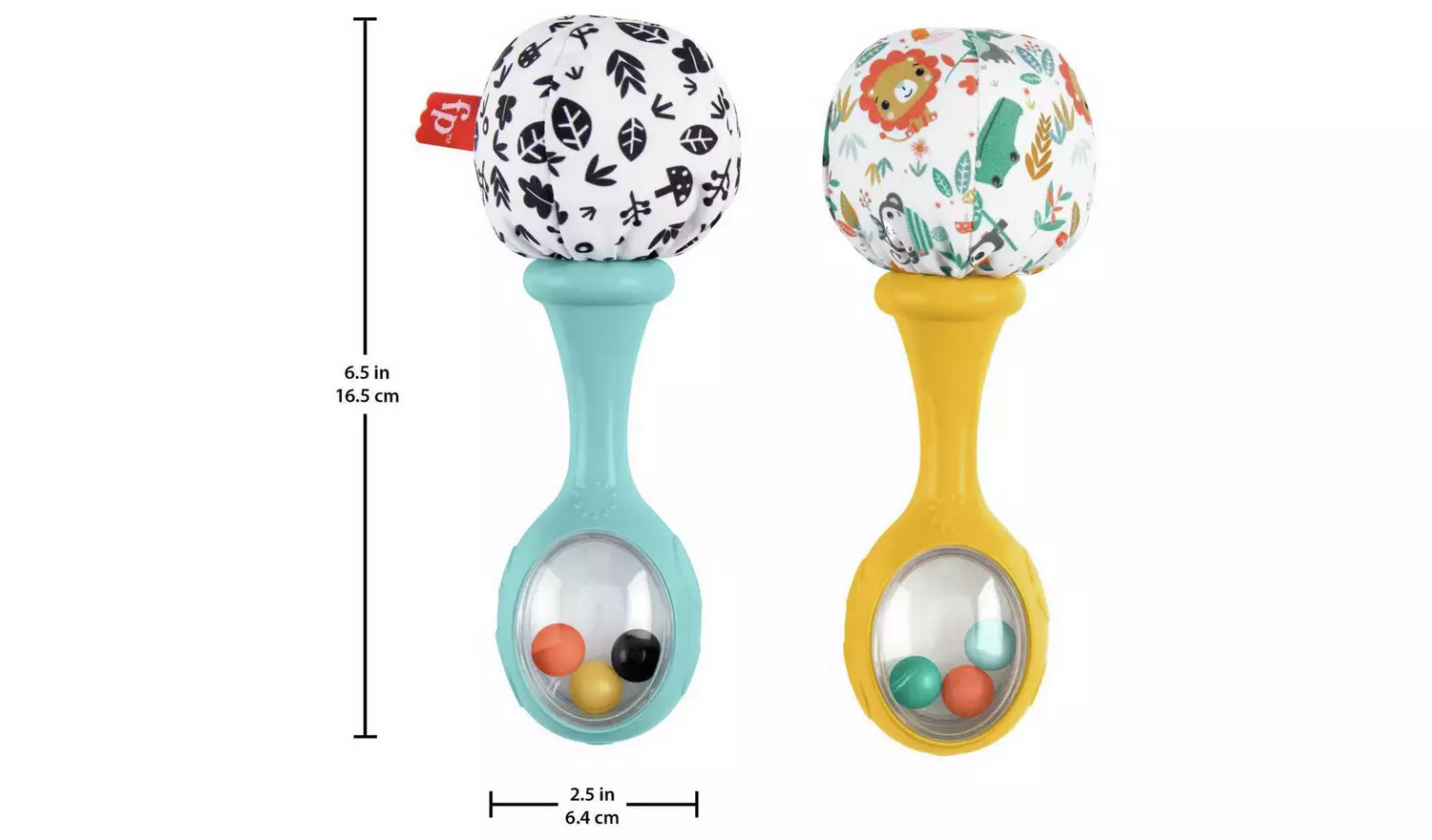 Fisher-Price Rattle 'n Rock Maracas Activity Toy
