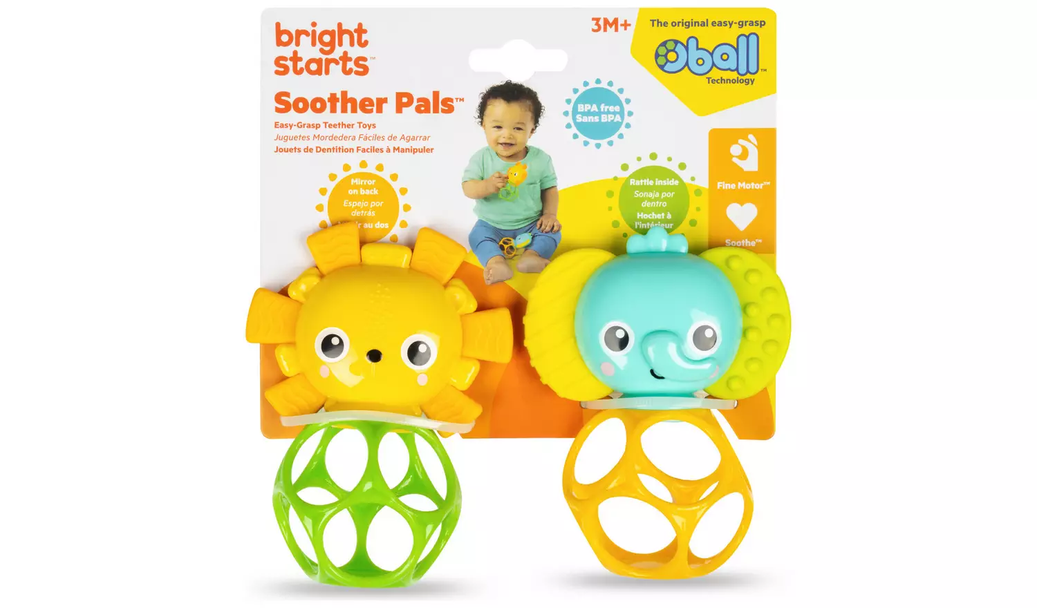Bright Starts Soother Pals Teether Toys