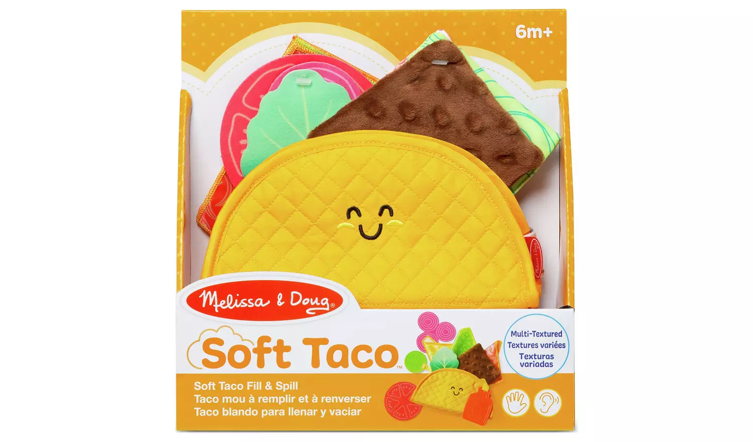 Melissa & Doug Touch N Feel Taco Soft Toy