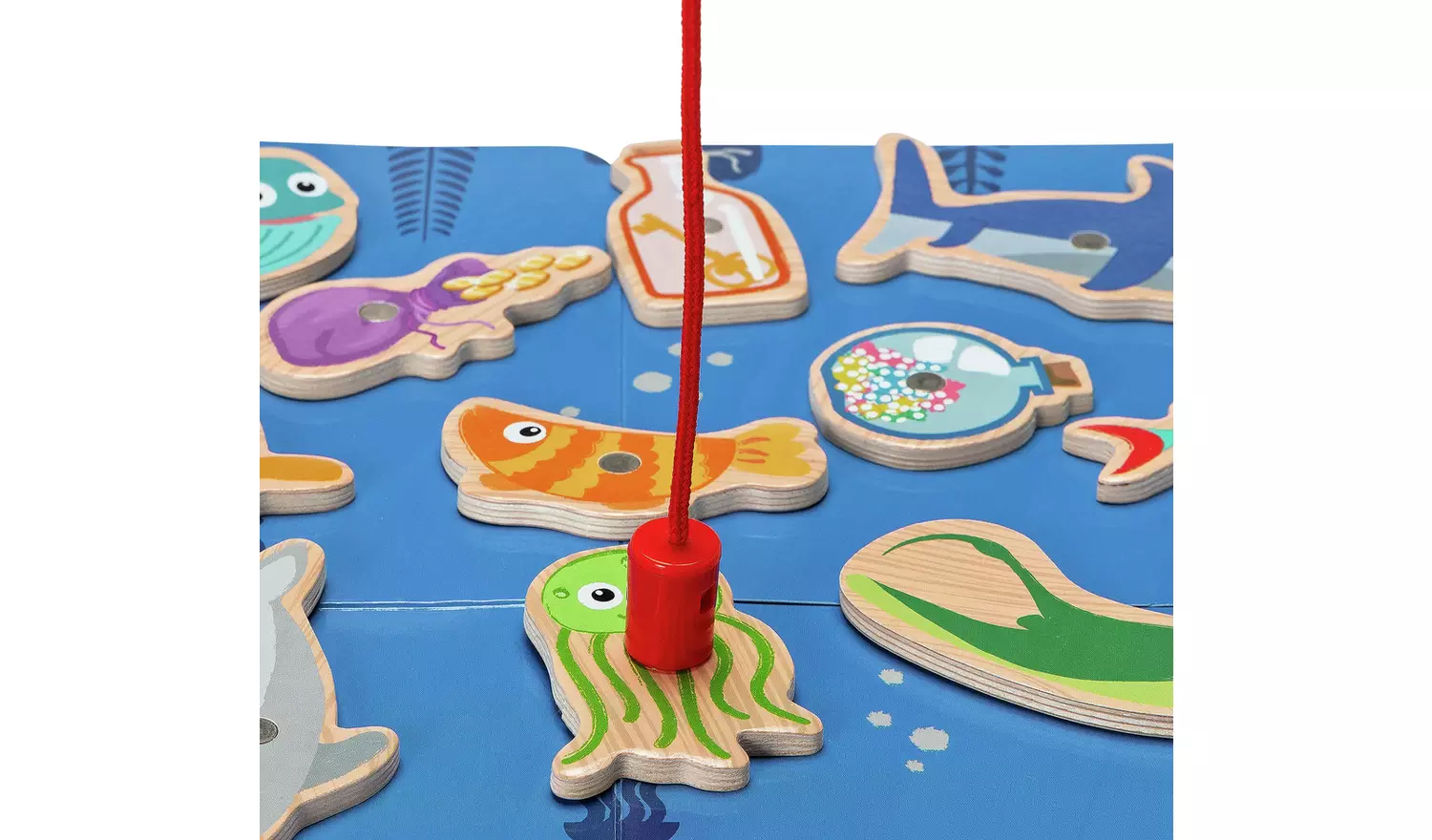 Chad Valley Wooden Fishing Set