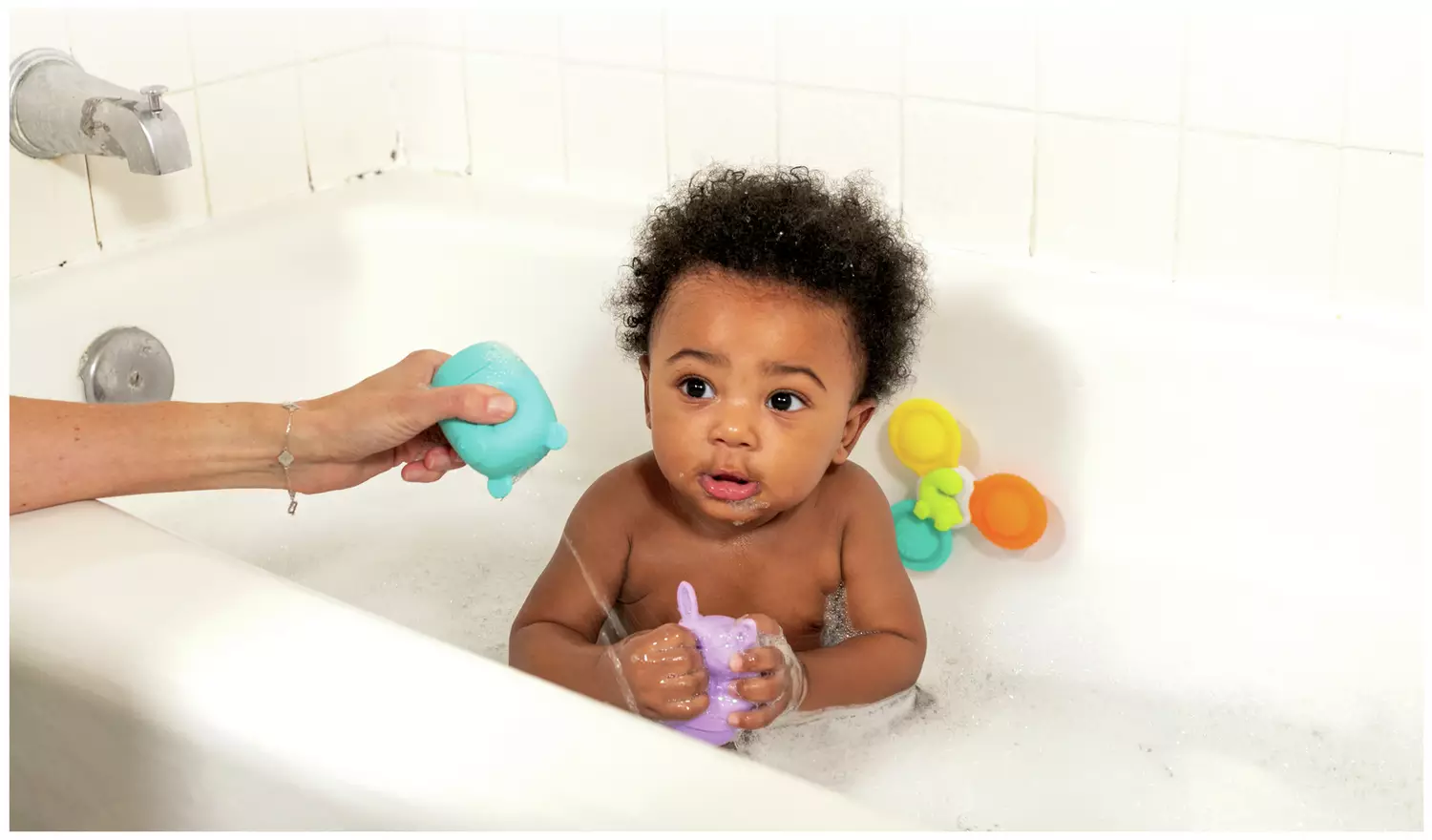 Infantino Silcon Bath Toy Set