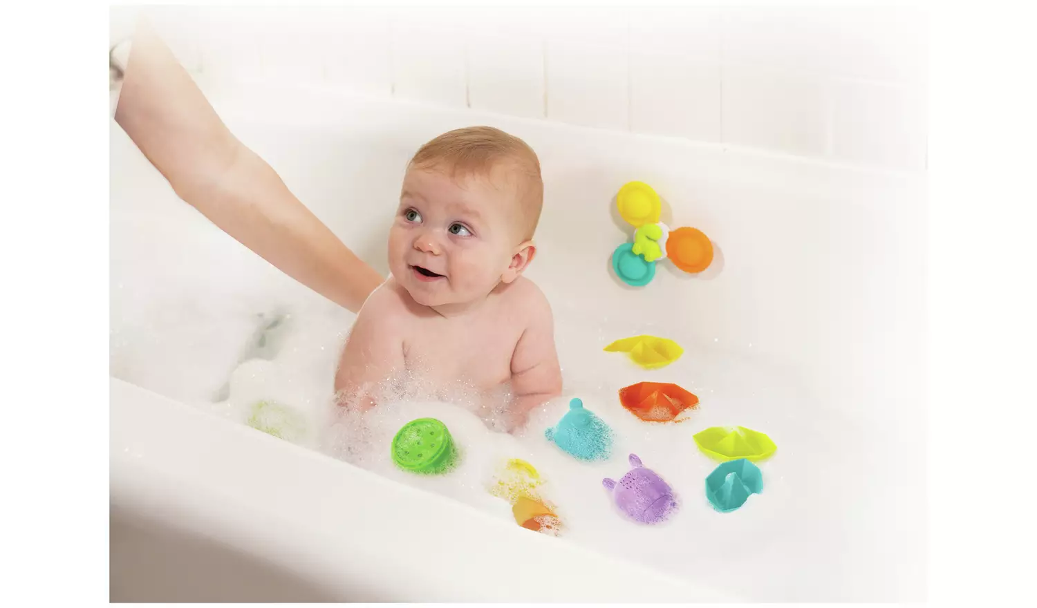 Infantino Silcon Bath Toy Set