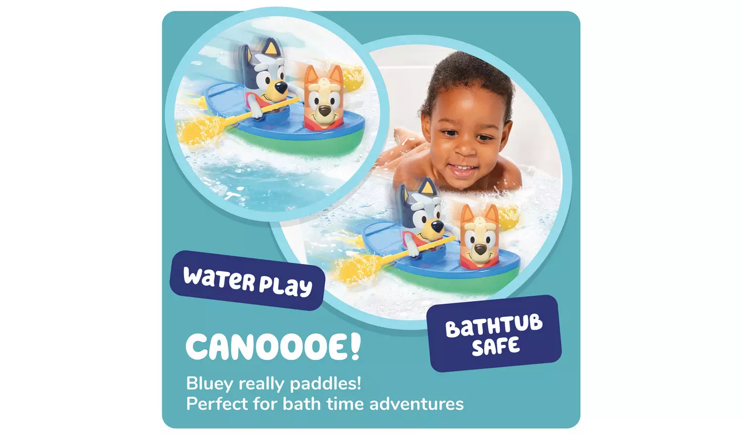 Tomy Toomies Bluey Bath Canoe