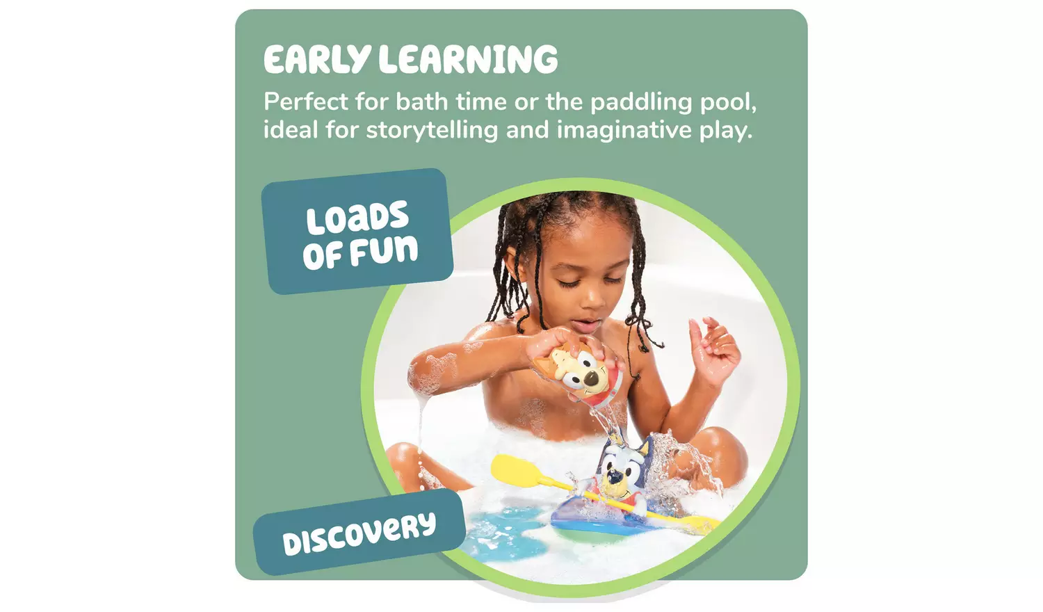 Tomy Toomies Bluey Bath Canoe