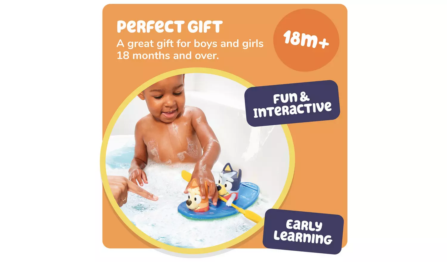 Tomy Toomies Bluey Bath Canoe