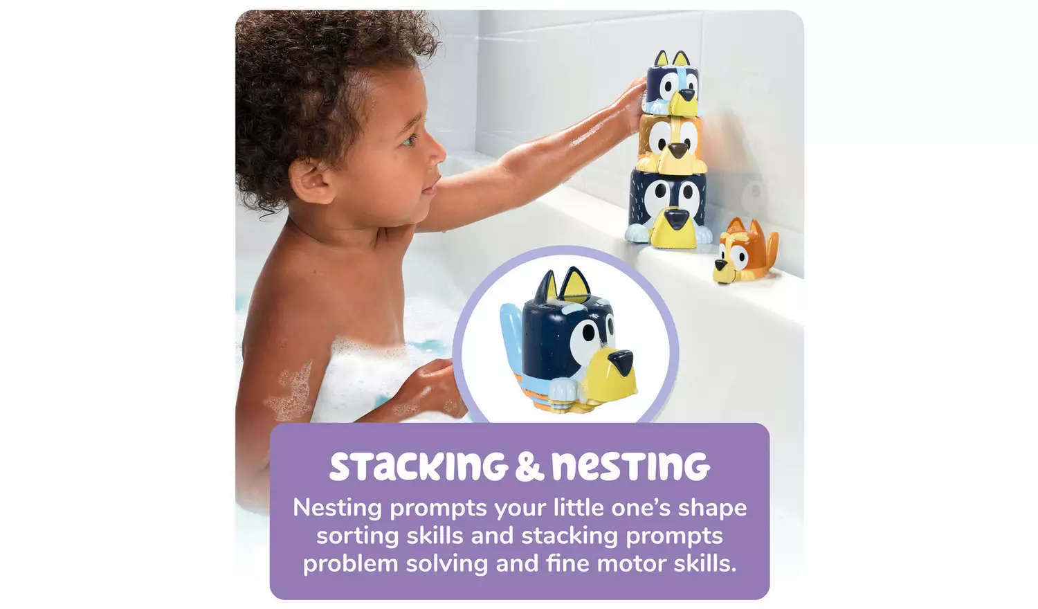 Bluey Family Bath Pourers