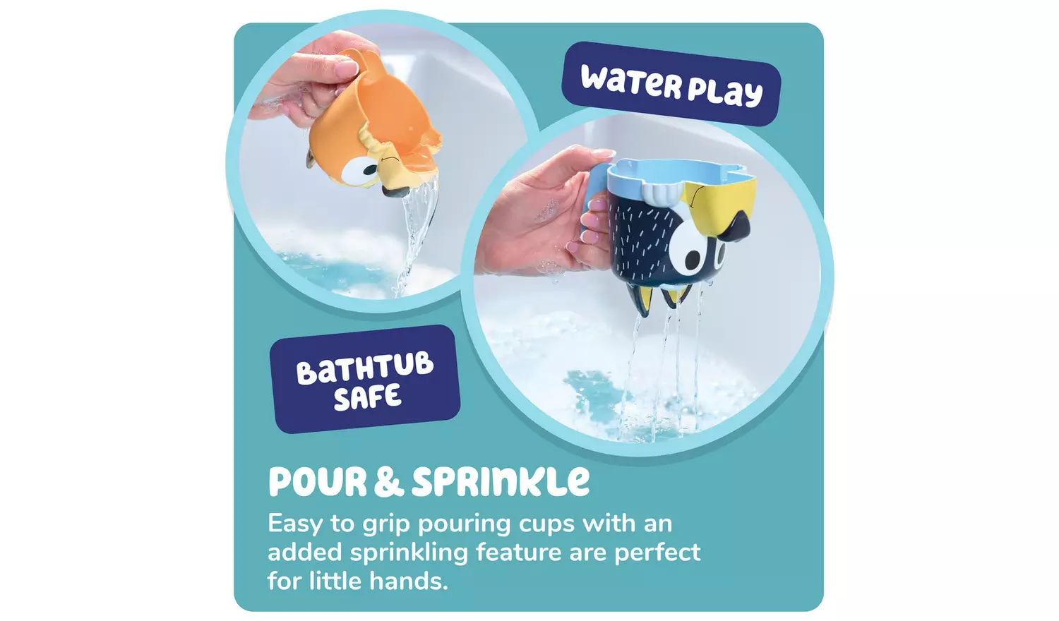 Bluey Family Bath Pourers