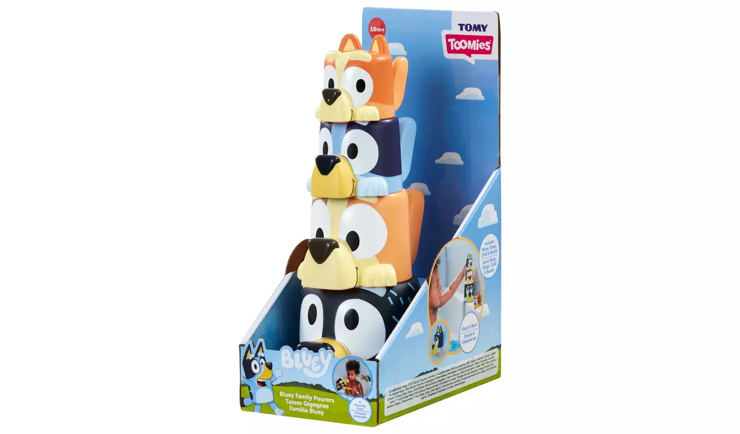 Bluey Family Bath Pourers