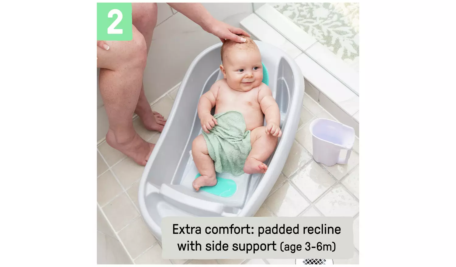Ingenuity Newborn Toddler Tub - Grey