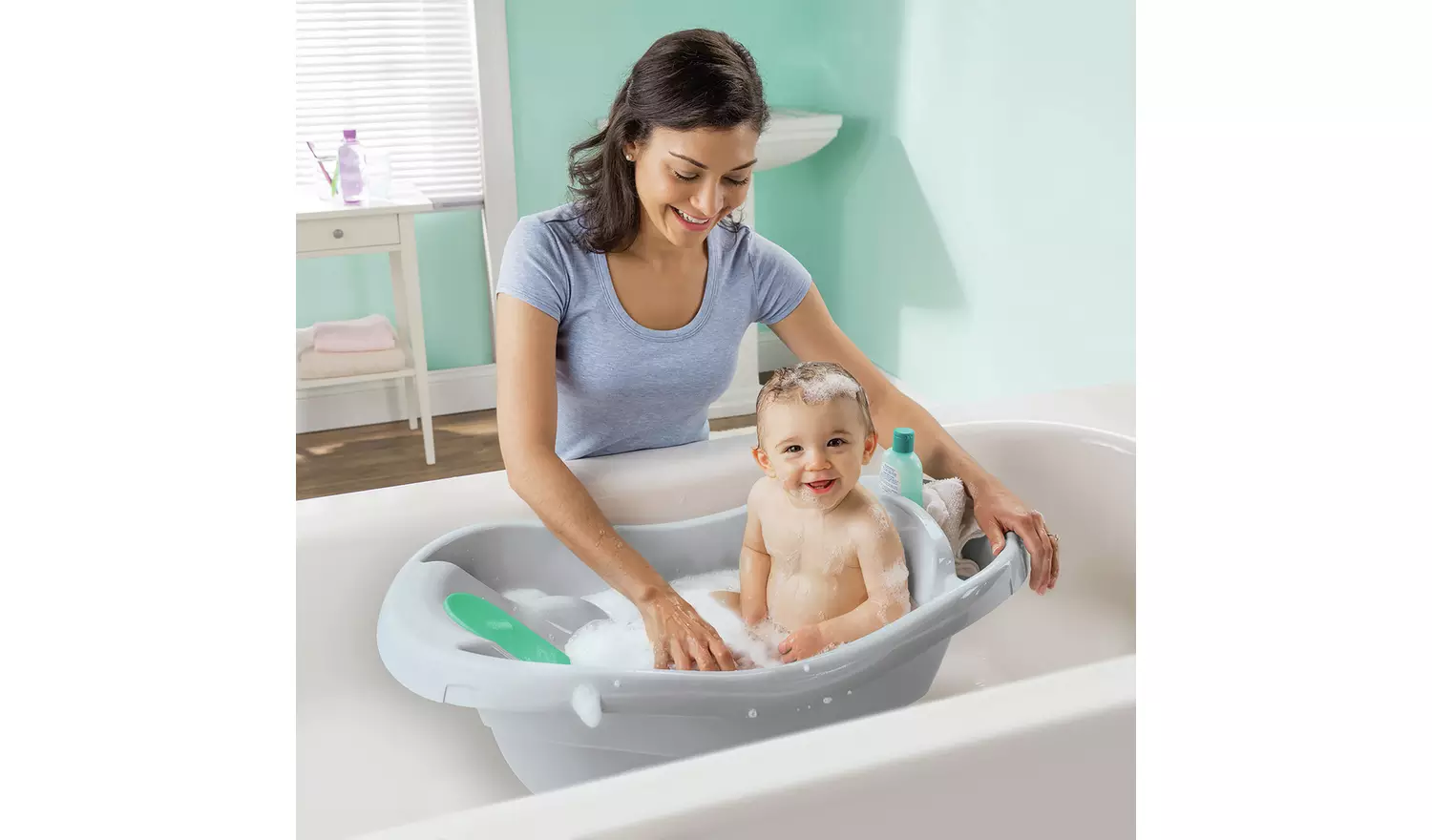 Ingenuity Newborn Toddler Tub - Grey