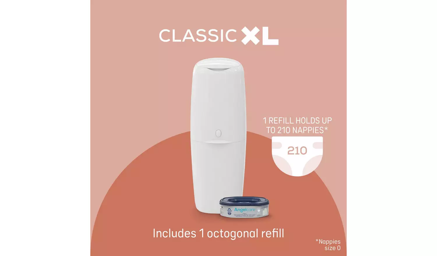 Angelcare XL Nappy Bin Of 1 Refill