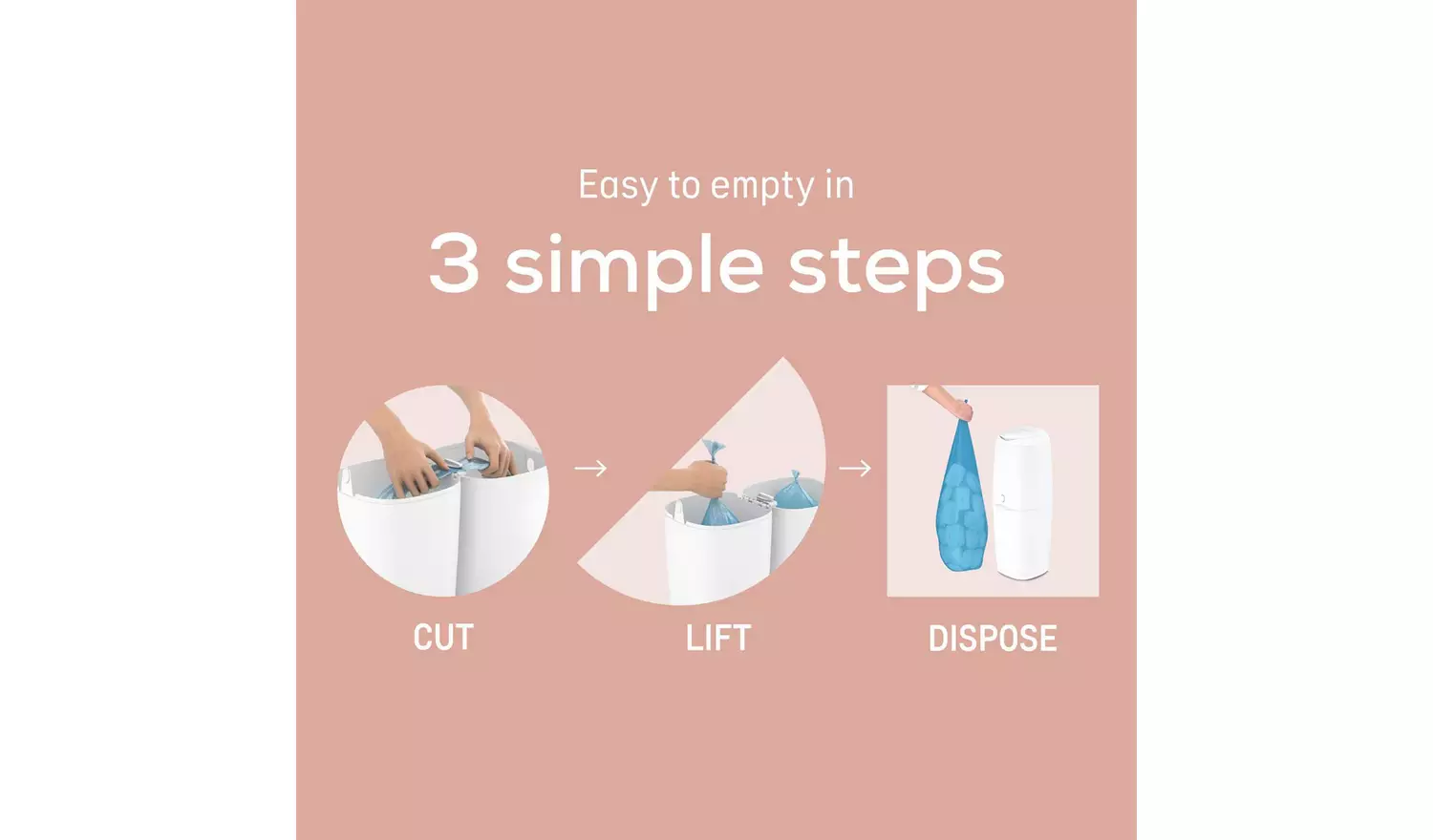 Angelcare XL Nappy Bin Of 1 Refill