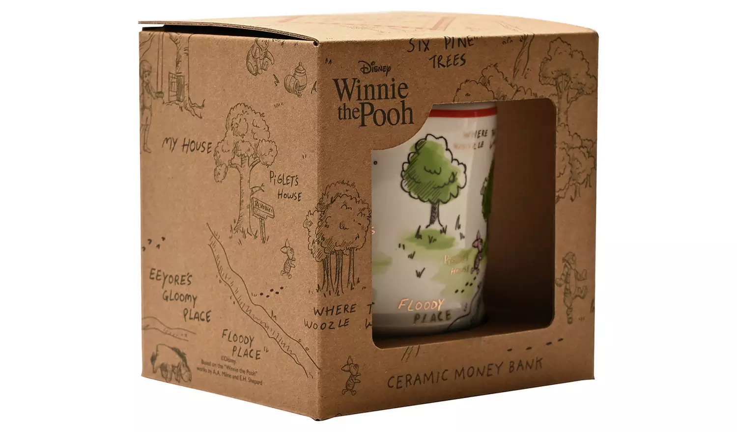 Disney Winnie The Pooh Ceramic Money Box