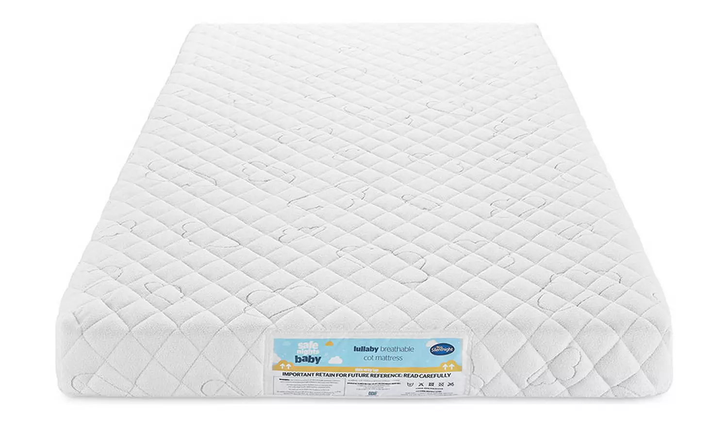 Silentnight Safe Nights Lullaby 60 x 120cm Cot Mattress
