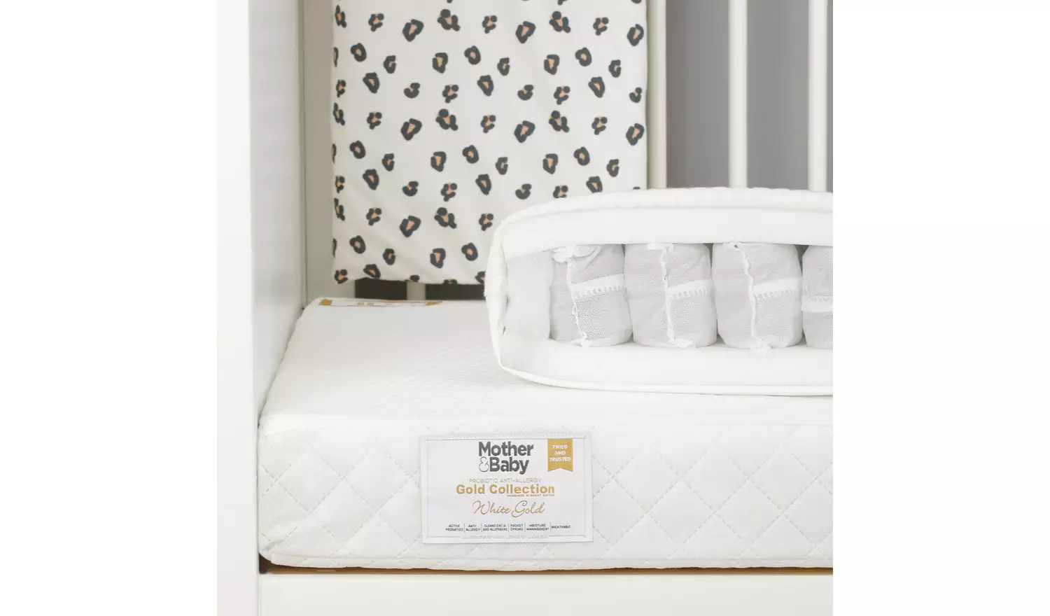 Mother&Baby 120 x 60cm Anti-Allergy Pocket Cot Mattress