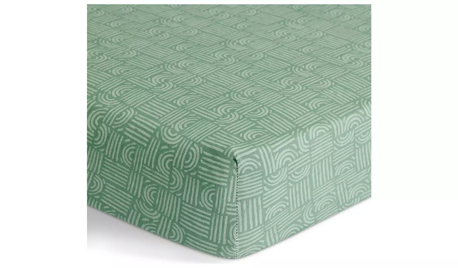 Habitat Cotton Safari Twin Nursery Fitted Sheet - Cot Bed