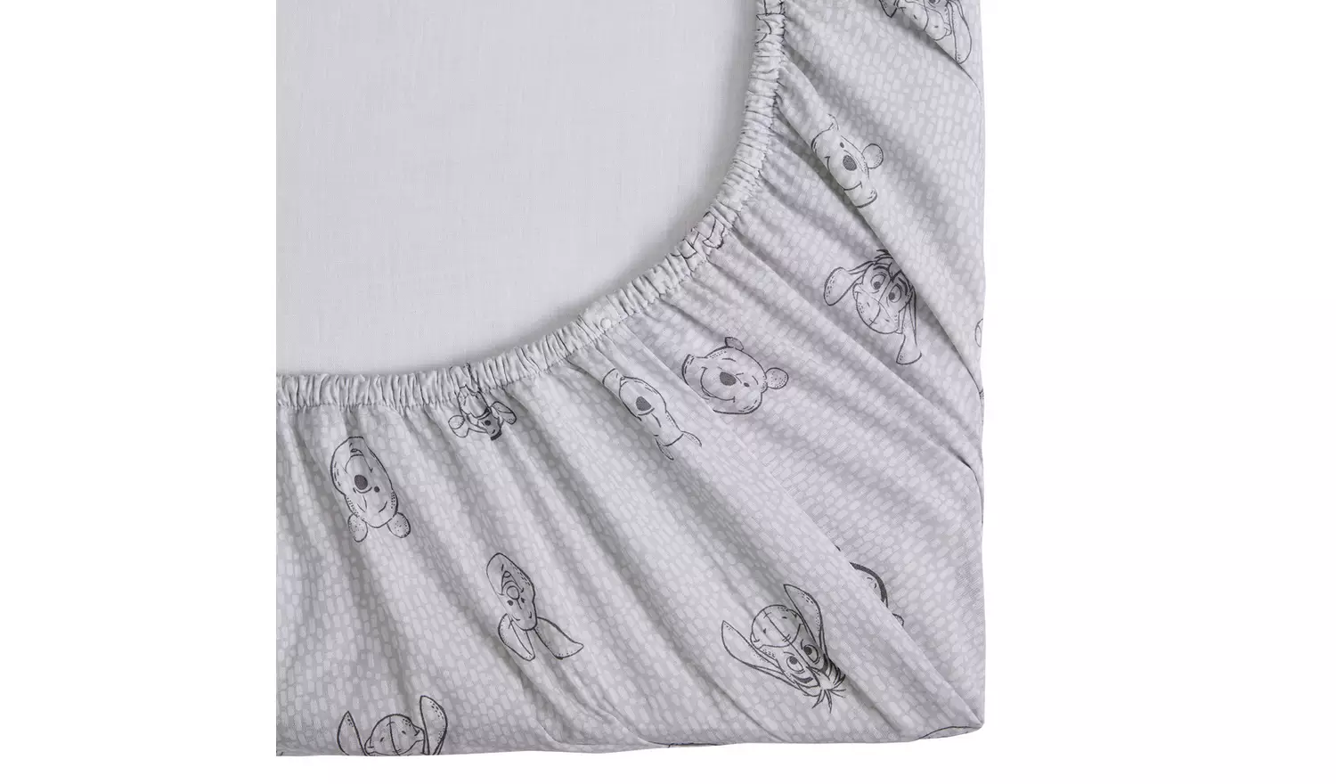 Disney Winnie The Pooh Twin Pack Nursery Fitted Sheet-Cotbed