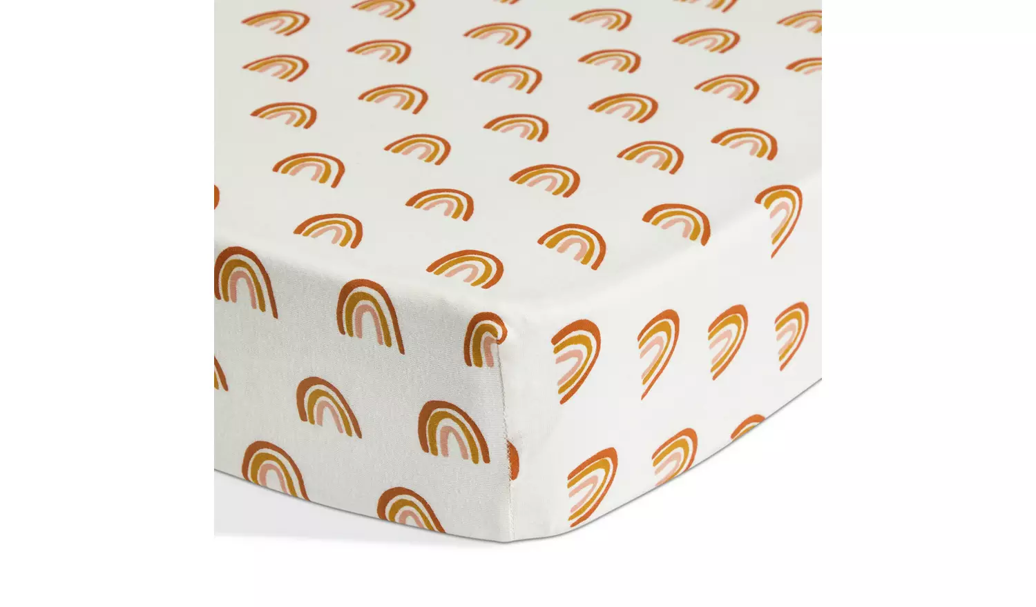 Habitat Cotton Jersey Rainbow Twin Nursery Fitted Sheet- Cot