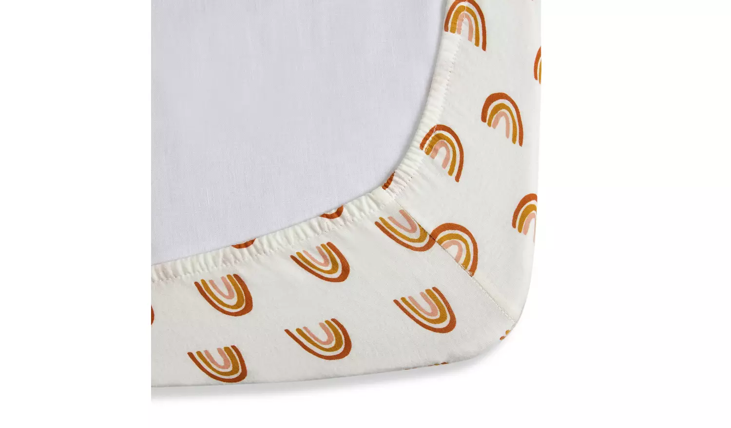 Habitat Cotton Jersey Rainbow Twin Nursery Fitted Sheet- Cot