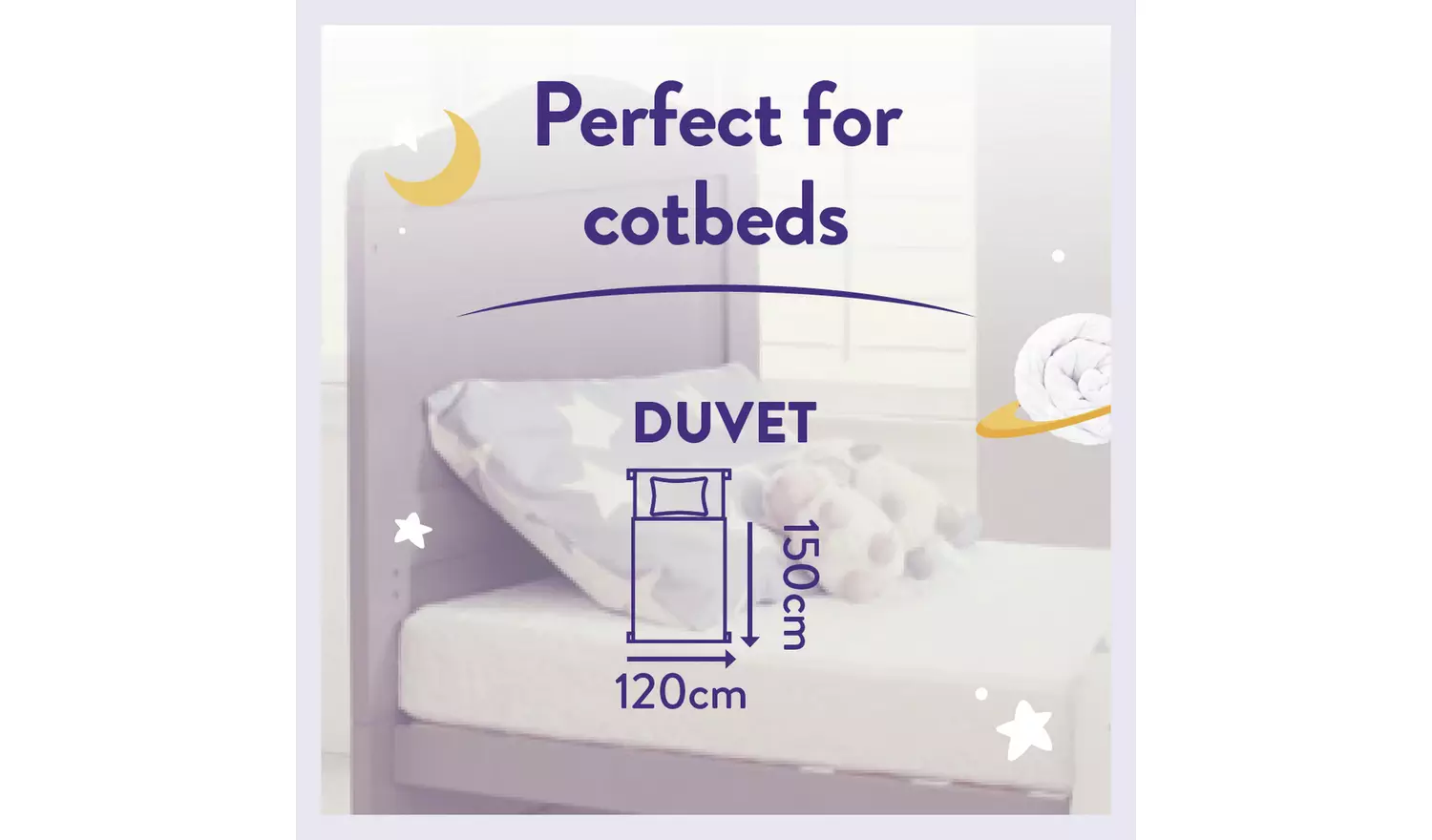 Slumberdown Little Slumbers Anti-Allergy Bedset - Cot Bed