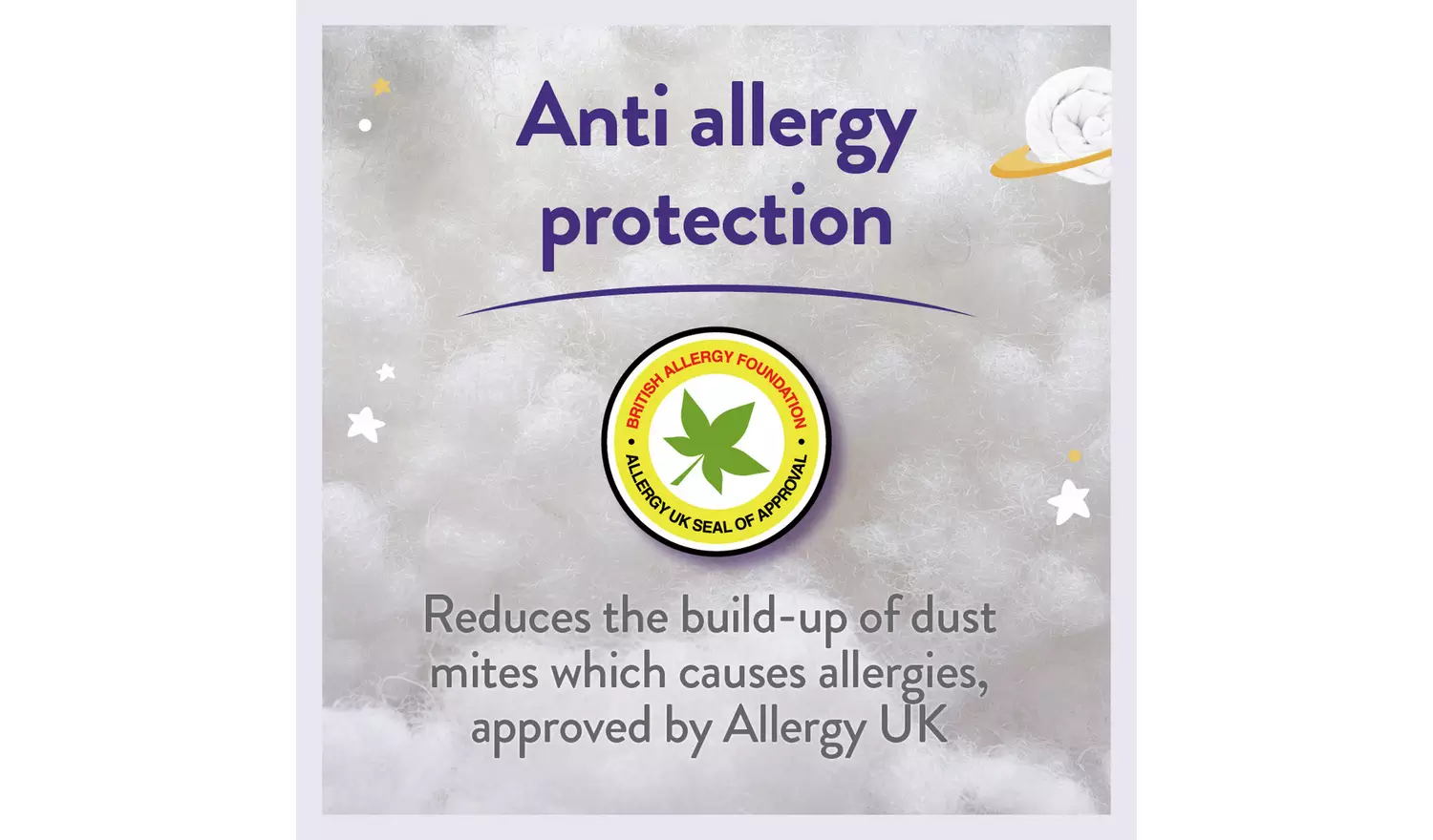 Slumberdown Little Slumbers Anti-Allergy Bedset - Cot Bed