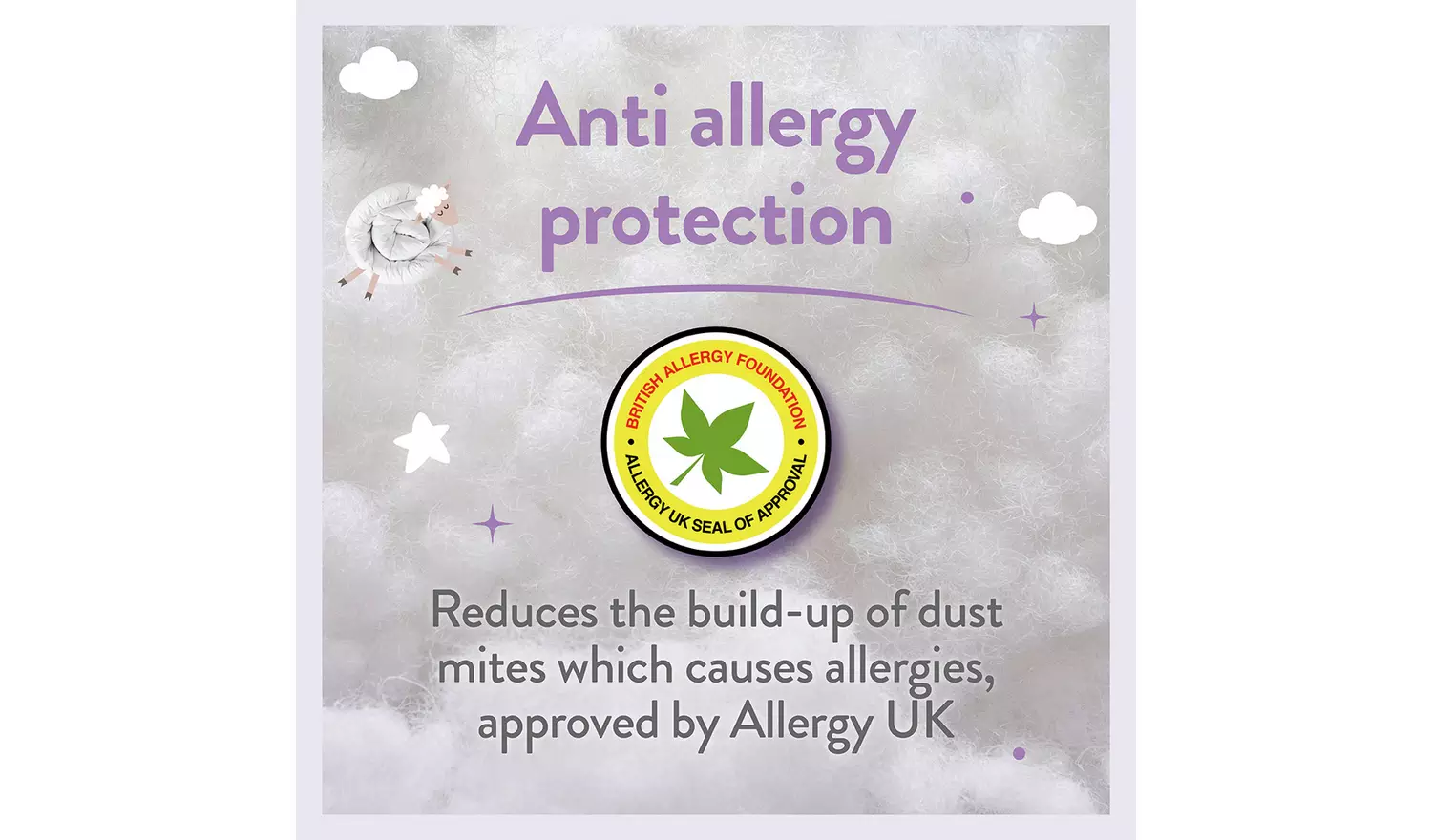 Slumberdown Little Slumbers Anti-Allergy Pillow - Cot Bed