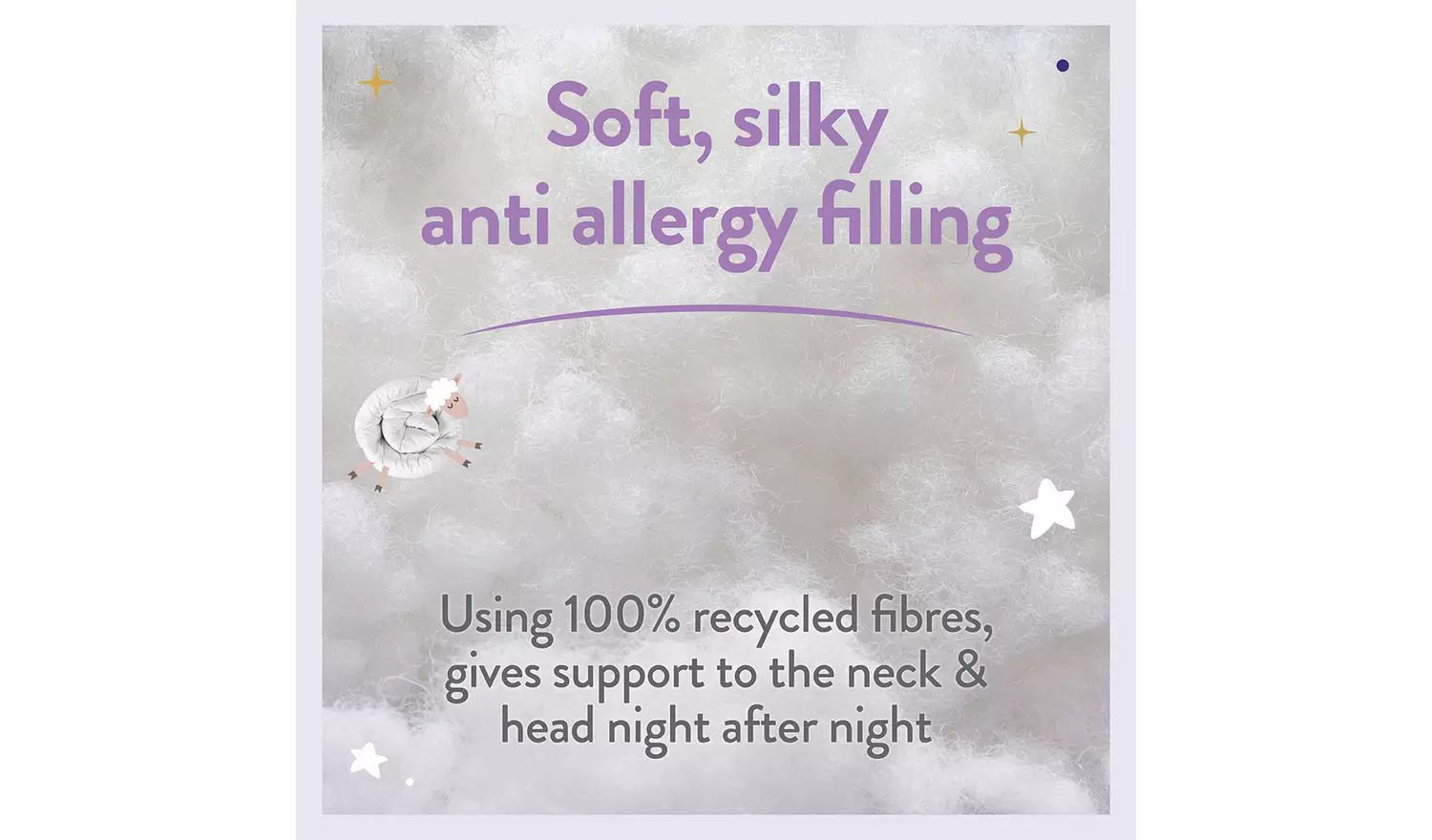 Slumberdown Little Slumbers Anti-Allergy Pillow - Cot Bed