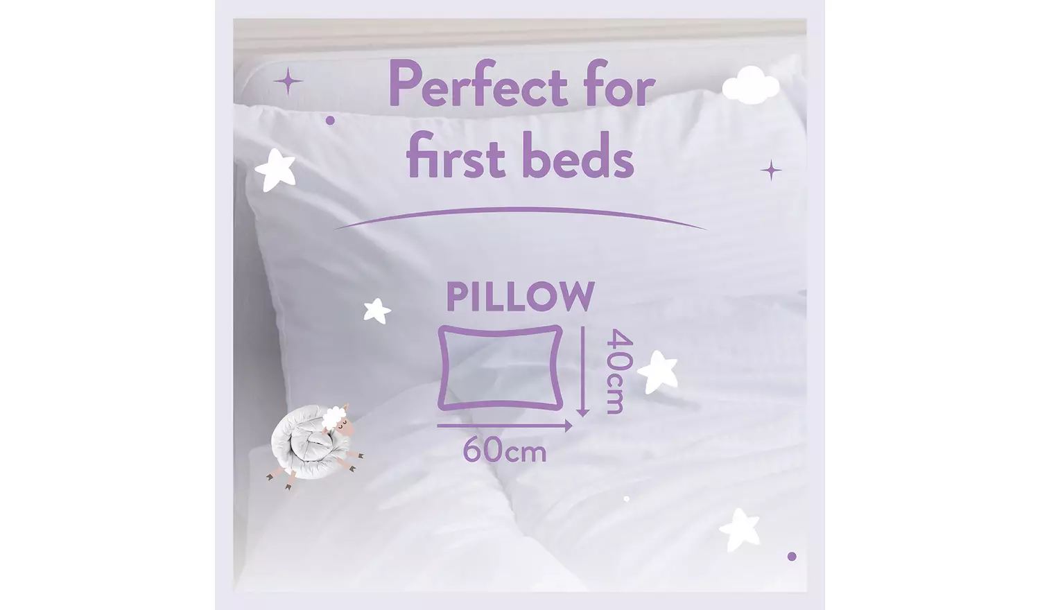 Slumberdown Little Slumbers Anti-Allergy Pillow - Cot Bed