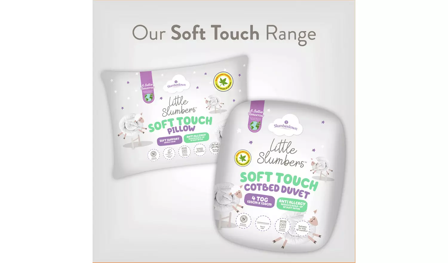 Slumberdown Little Slumbers Anti-Allergy Pillow - Cot Bed