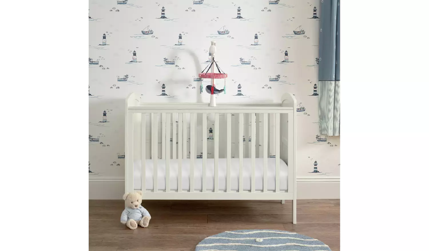Mamas & Papas Dover Cot- White