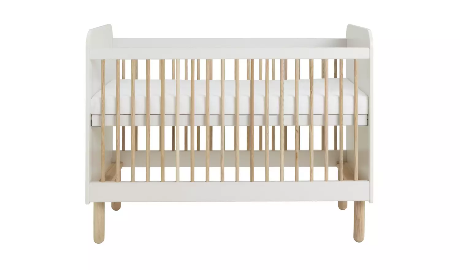 Habitat Eden Cot With Mattress - White