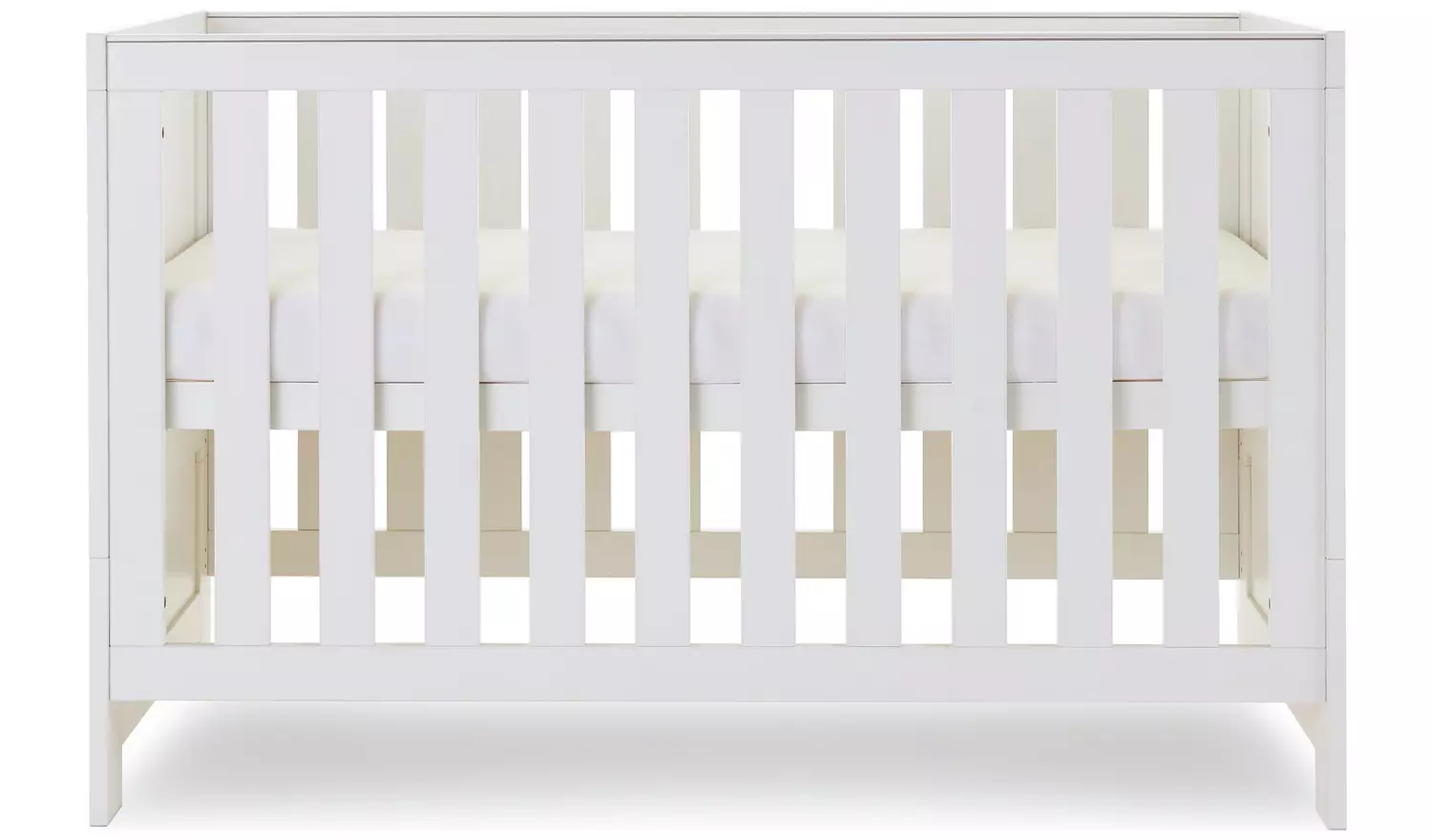 Obaby Nika Cot Bed - White