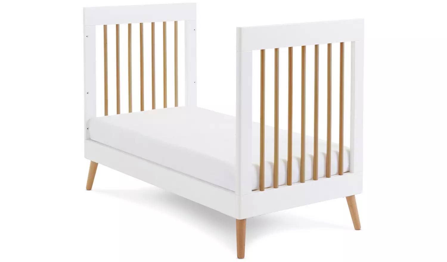 Obaby Maya Mini Cot Bed - White