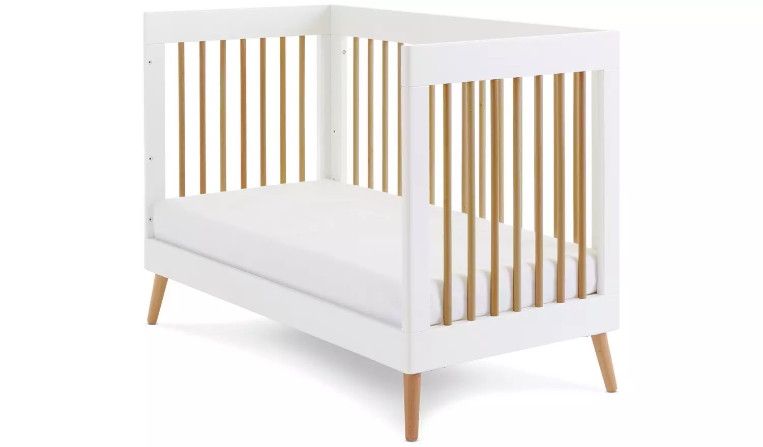 Obaby Maya Mini Cot Bed - White