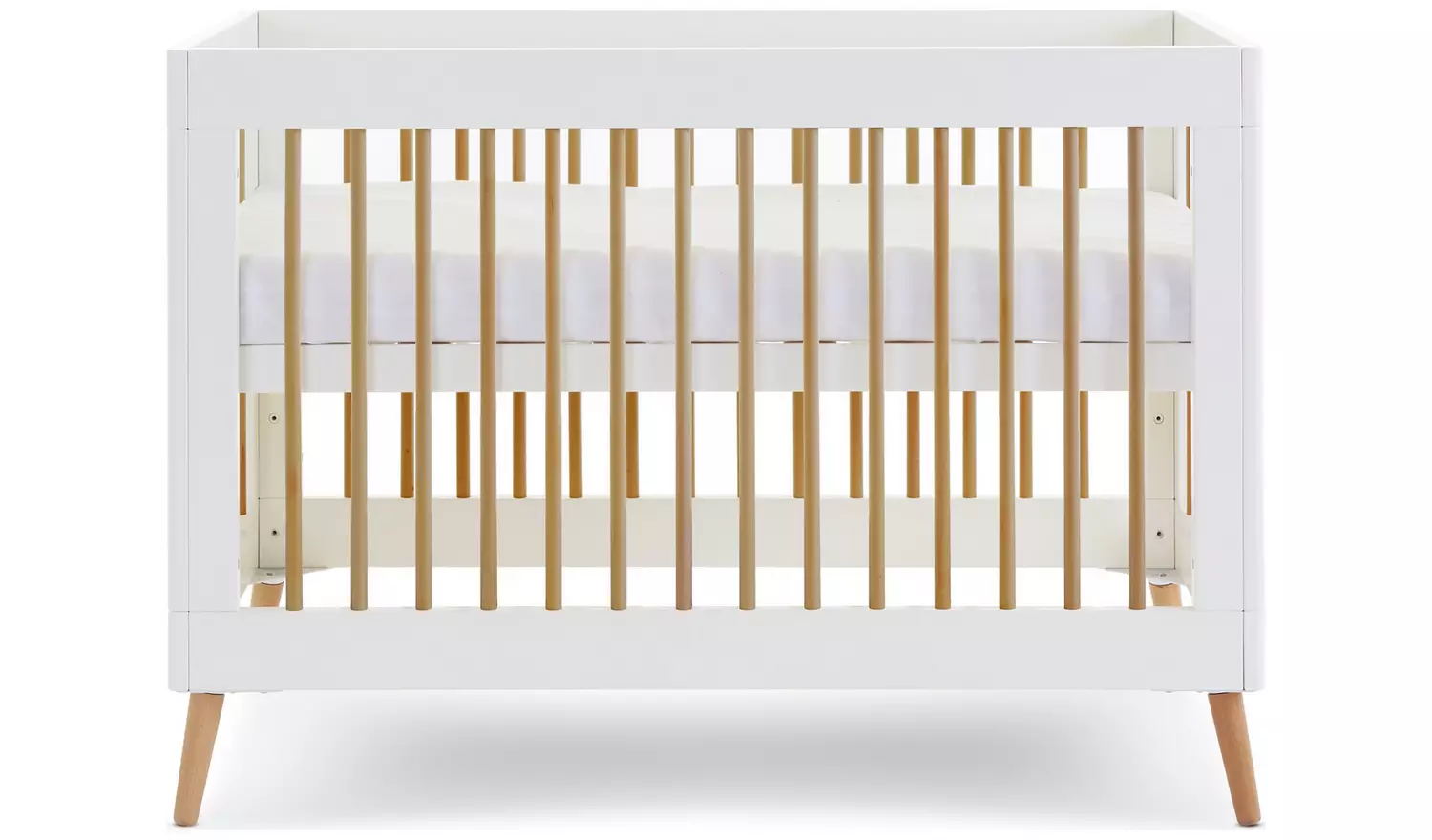 Obaby Maya Mini Cot Bed - White