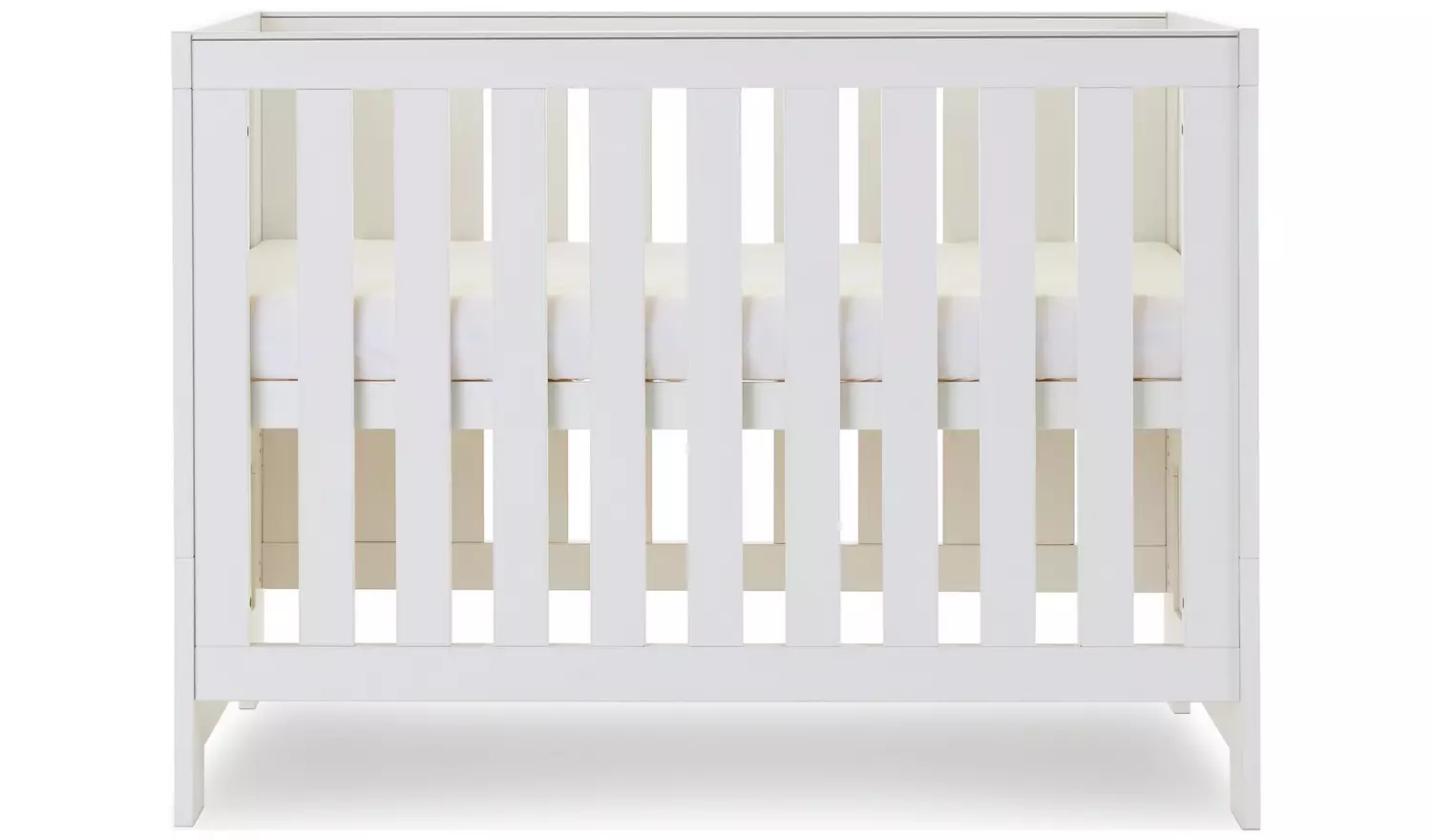 Obaby Nika Mini Cot Bed - White